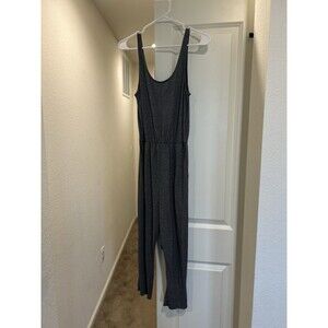 Divided For H&M Charcoal Grey Jumpsuit With Pockets And Scoop Neck, Size S